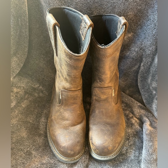 Wolverine Women’s Steel Toe Wellington Work Boots 8W - Picture 3 of 10